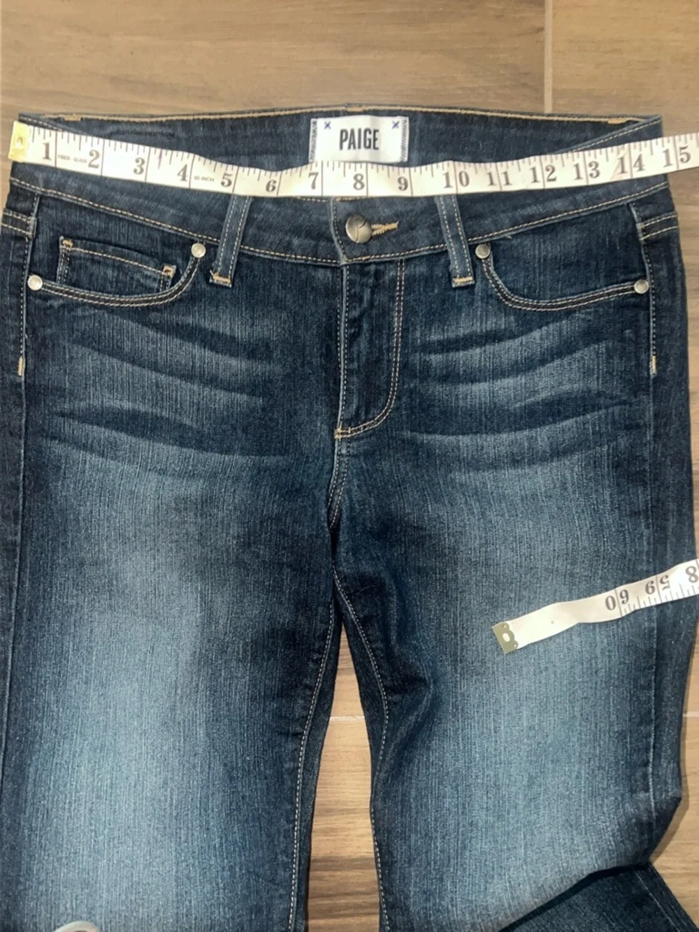 Paige Jeans Mercy Skinny Zipper Ankle Size 27 - Picture 11 of 14